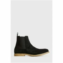 All Saints AllSaints Rhett Black Chelsea Suede Boots -AllSaints shop unnamed file 3193