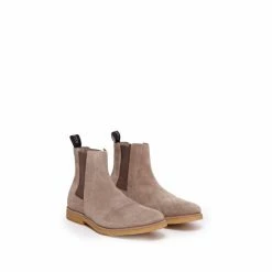 All Saints AllSaints Rhett Brown Chelsea Suede Boots -AllSaints shop unnamed file 3205