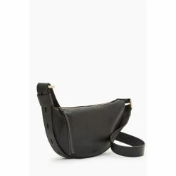 All Saints AllSaints Black Half Moon Cross-Body Bag 1 All Saints AllSaints Black Half Moon Cross-Body Bag -AllSaints shop unnamed file 3272