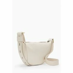 All Saints AllSaints White Half Moon Cross-Body Bag -AllSaints shop unnamed file 3285