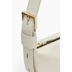All Saints AllSaints White Half Moon Cross-Body Bag -AllSaints shop unnamed file 3286