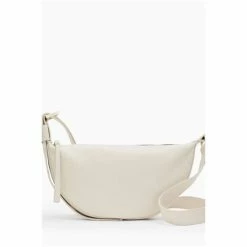 All Saints AllSaints White Half Moon Cross-Body Bag -AllSaints shop unnamed file 3290