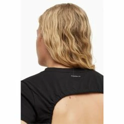 All Saints Ada Black T-Shirt -AllSaints shop unnamed file 331