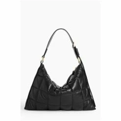 All Saints AllSaints Black Edbury Quilt Bag -AllSaints shop unnamed file 3313