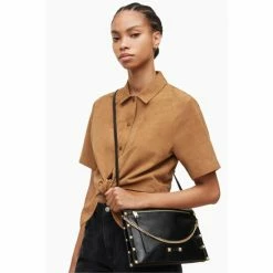 All Saints AllSaints Alex Black Cross-Body Bag