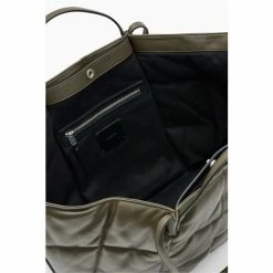 All Saints AllSaints Green Nadaline Quilt Tote 4 All Saints AllSaints Green Nadaline Quilt Tote -AllSaints shop unnamed file 3370