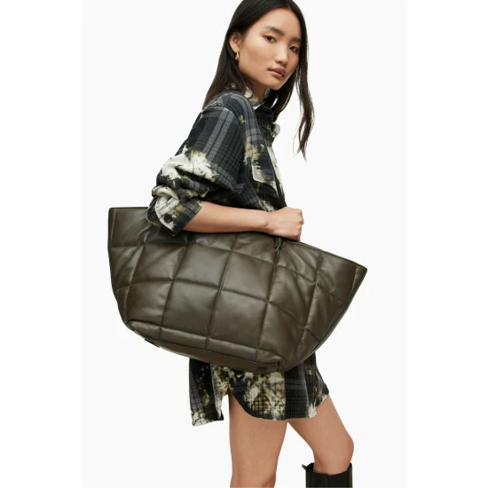 unnamed-file-3371.jpg All Saints AllSaints Green Nadaline Quilt Tote -AllSaints shop unnamed file 3371