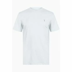 All Saints AllSaints Blue Brace Short Sleeve Crew T-Shirt -AllSaints shop unnamed file 338