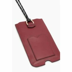 All Saints AllSaints Red Cybele Phone Holder -AllSaints shop unnamed file 3405