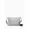 All Saints AllSaints Grey Eve Quilt Cross-Body Bag