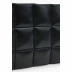 All Saints AllSaints Bettina Quilt Black Clutch -AllSaints shop unnamed file 3448