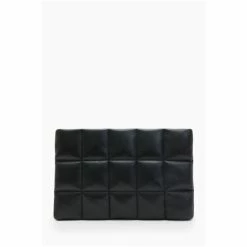 All Saints AllSaints Bettina Quilt Black Clutch -AllSaints shop unnamed file 3451