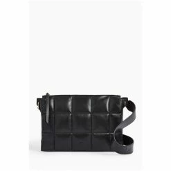 All Saints AllSaints Sheringham Black Quilt Shoulder Bag -AllSaints shop unnamed file 3483