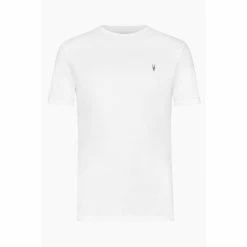 All Saints White Brace Short-Sleeve Crew T-Shirt -AllSaints shop unnamed file 35