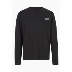 All Saints AllSaints Black Niko Ls Crew T-Shirt -AllSaints shop unnamed file 351