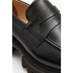All Saints AllSaints Lola Black Loafers -AllSaints shop unnamed file 3524