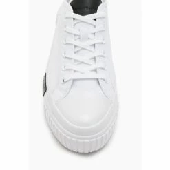 All Saints AllSaints Jackie White Flatform Shoes -AllSaints shop unnamed file 3547