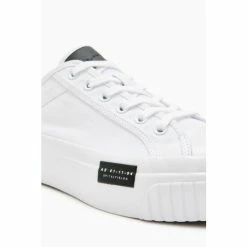 All Saints AllSaints Jackie White Flatform Shoes -AllSaints shop unnamed file 3548