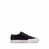 All Saints AllSaints Black Rigg Ramskull Lace-Up Canvas Shoes
