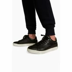 All Saints AllSaints Black Sheer Stud Sneakers -AllSaints shop unnamed file 3591