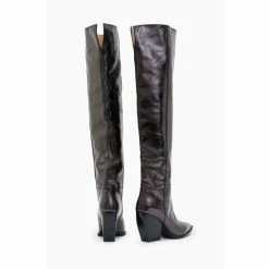 All Saints AllSaints Grey Reina Crinkle Boots 2 All Saints AllSaints Grey Reina Crinkle Boots -AllSaints shop unnamed file 3602