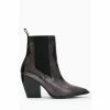 All Saints AllSaints Grey Ria Crinkle Boots