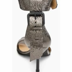 All Saints AllSaints Grey Noir Shimmer Sandals -AllSaints shop unnamed file 3622