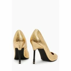 All Saints AllSaints Gold Nova Metallic Court Shoes -AllSaints shop unnamed file 3627