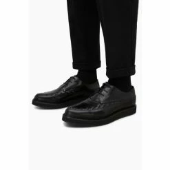 All Saints AllSaints Black Topper Derby Shoes -AllSaints shop unnamed file 3643