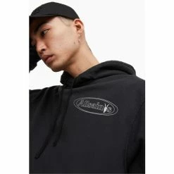 All Saints AllSaints Simpel Black Hoodie -AllSaints shop unnamed file 3673