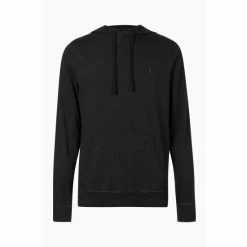 All Saints AllSaints Black Ossage Pullover Hoodie -AllSaints shop unnamed file 3701