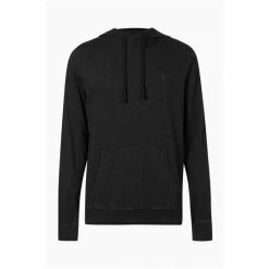 All Saints AllSaints Black Ossage Pullover Hoodie -AllSaints shop unnamed file 3702