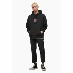 All Saints AllSaints Black Mutual Oth Hoodie -AllSaints shop unnamed file 3716