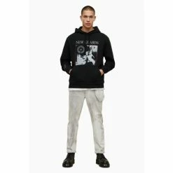 All Saints AllSaints Pravha Black Hoodie -AllSaints shop unnamed file 3730