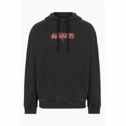 All Saints AllSaints Black Aurocide OTH Hoodie -AllSaints shop unnamed file 3742