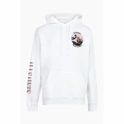 All Saints White Layback Pullover Hoodie -AllSaints shop unnamed file 3757