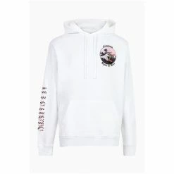 All Saints White Layback Pullover Hoodie -AllSaints shop unnamed file 3758