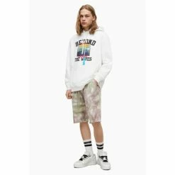 All Saints AllSaints White Yonder Pullover Hoodie -AllSaints shop unnamed file 3761