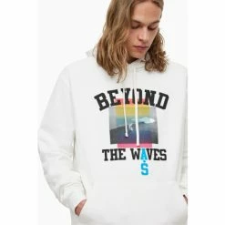 All Saints AllSaints White Yonder Pullover Hoodie -AllSaints shop unnamed file 3762