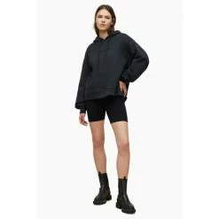All Saints AllSaints Black Cornu Rihan Hoodie -AllSaints shop unnamed file 3769