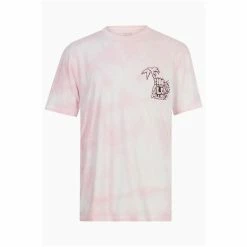 All Saints AllSaints Pink Shaka Short-Sleeved Crew-Neck T-Shirt -AllSaints shop unnamed file 377