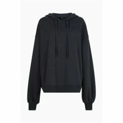All Saints AllSaints Black Cornu Rihan Hoodie -AllSaints shop unnamed file 3772
