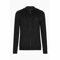 All Saints AllSaints Black Brace Hoodie