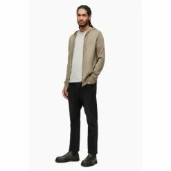 All Saints AllSaints Green Mode Merino Zip Hoodie -AllSaints shop unnamed file 3807