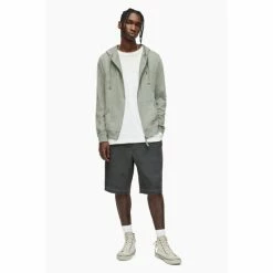 All Saints AllSaints Green Brace Hoodie -AllSaints shop unnamed file 3813