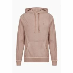 All Saints Pink Ossage Pullover Hoodie -AllSaints shop unnamed file 3846
