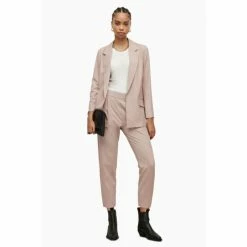 All Saints AllSaints Aleida Black Tri Trousers -AllSaints shop unnamed file 3886