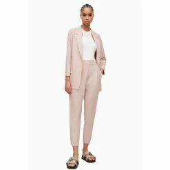 All Saints AllSaints Pink Aleida Tri Trousers -AllSaints shop unnamed file 3894