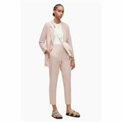 All Saints AllSaints Pink Aleida Tri Trousers -AllSaints shop unnamed file 3899