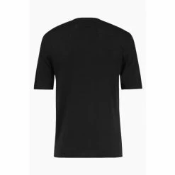 All Saints Black Mode Merino Ss Henle T-Shirt -AllSaints shop unnamed file 390